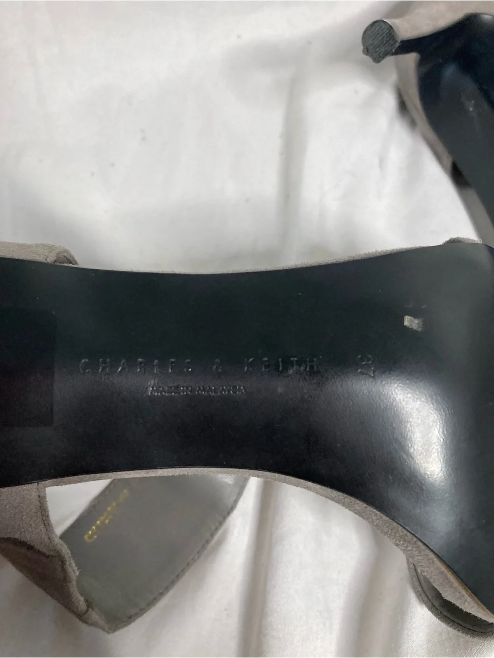 Charles & Keith suede upper